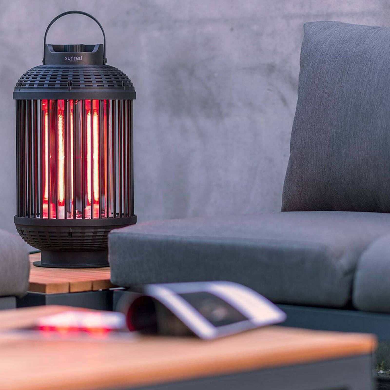 Sunred heater Indox Dark 1200