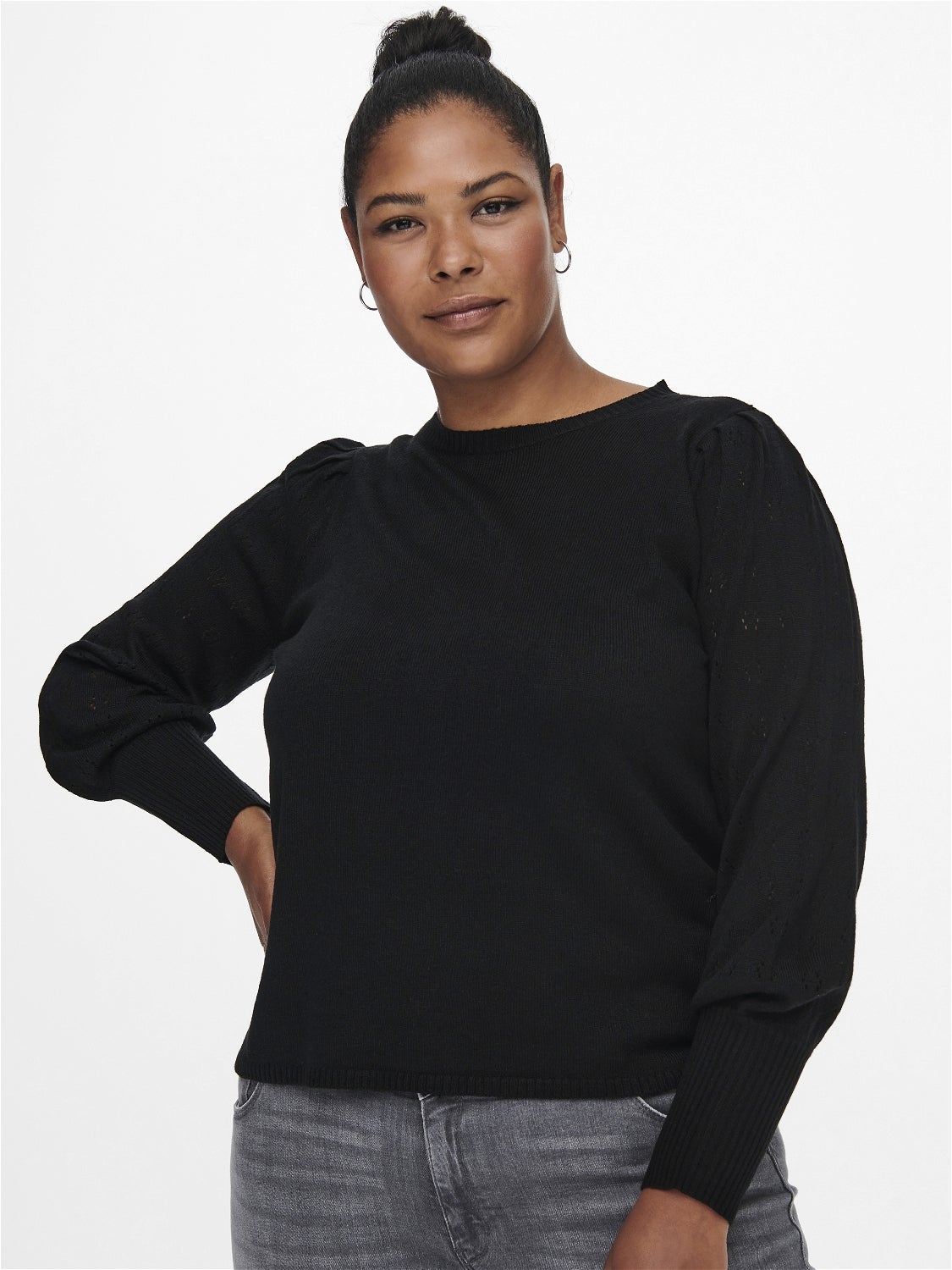 CARMIRLA Strickpullover Black