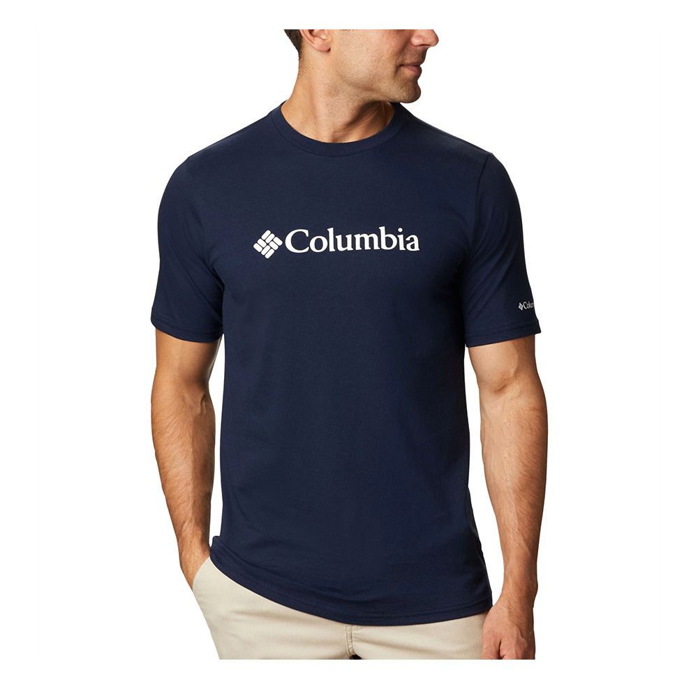Columbia CSC BASIC LOGO - Tee-shirt Homme collegiate navy