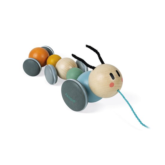 Chenille à promener sweet cocoon   Multicolore        de               Janod