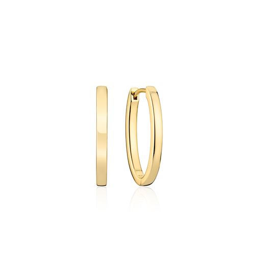 Sif Jakobs Jewellery Ellisse Pianura Piccolo Øreringe, Gold Plated