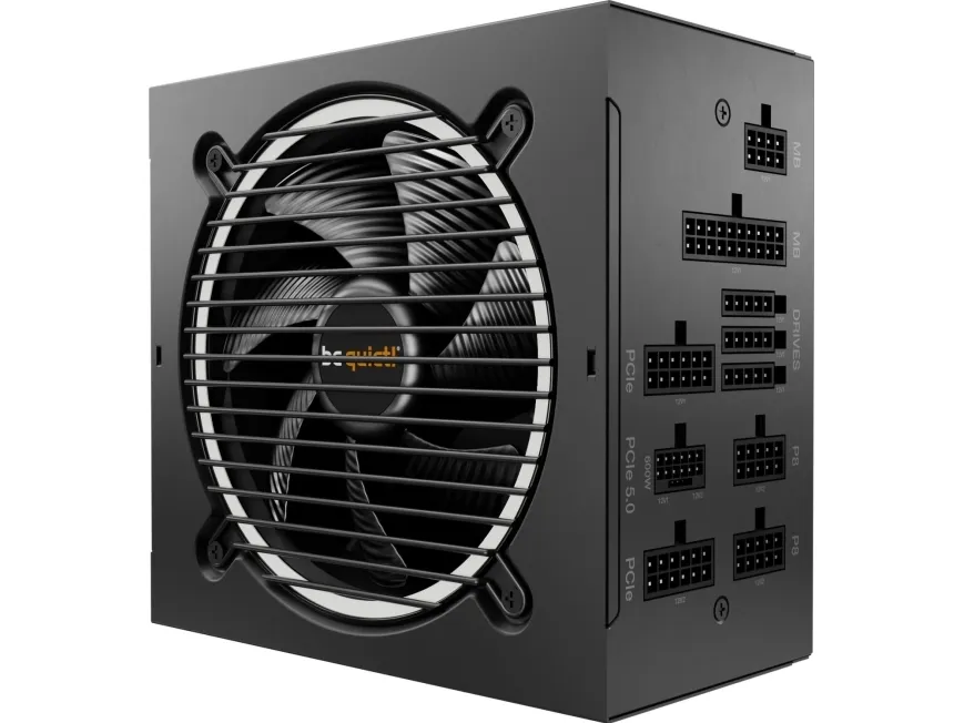 be quiet! Pure Power 12 M 1000W - Strømforsyning (intern) - ATX12V 3.0/ EPS12V 2.92 - 80 PLUS Gold - AC 100-240 V - 1000 Watt - aktiv PFC - Europa - sort