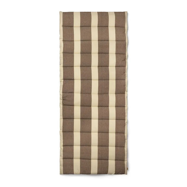 Ferm Living - Strand gesteppte Matratze, braun / beige
