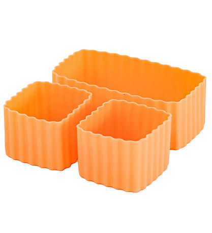 MontiiCo Silikonformen - Bento-Becher Mixed - 3 st. - Mandarine