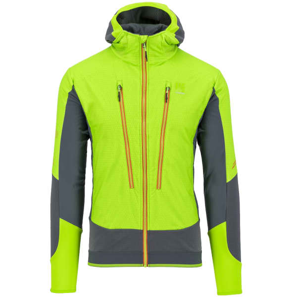Veste softshell KARPOS ALAGNA PLUS EVO JKT LIME GREEN/DARK SLATE