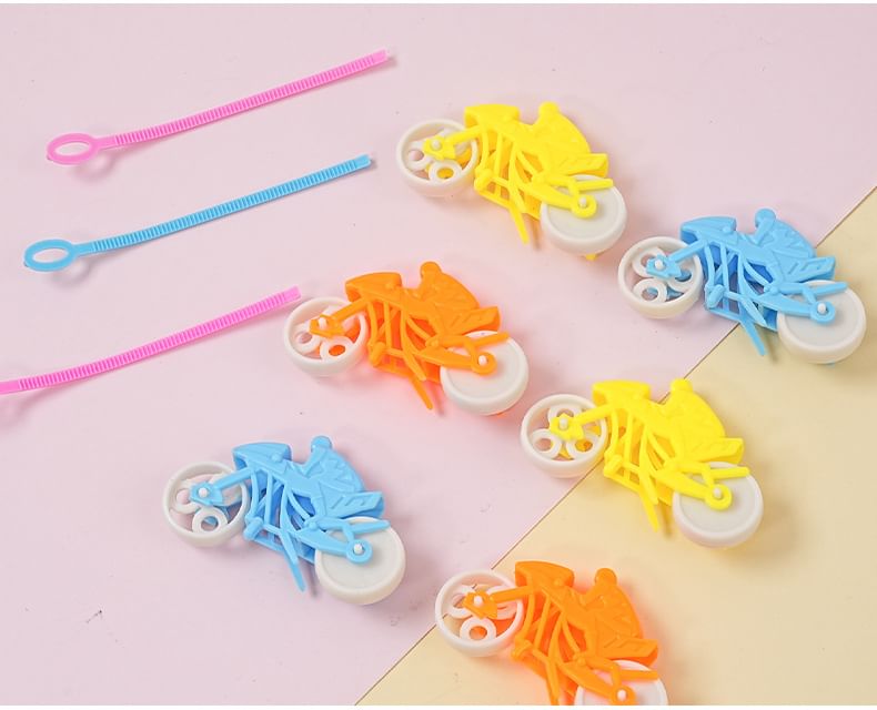 WarmFire - Set van 10: Fiets Plastic Hand Trek Speelgoed