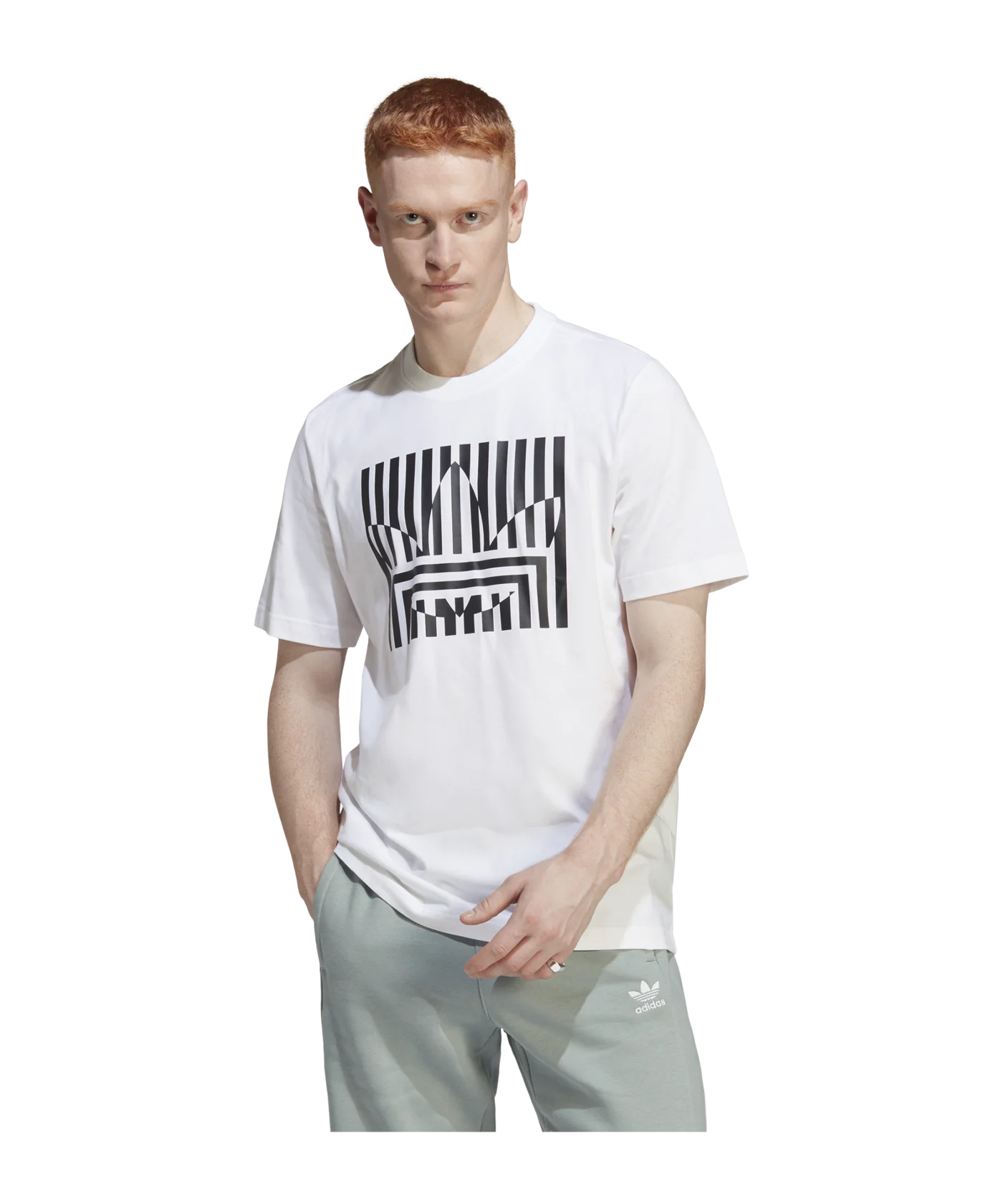 adidas Originals Graphic T-Shirt Weiss