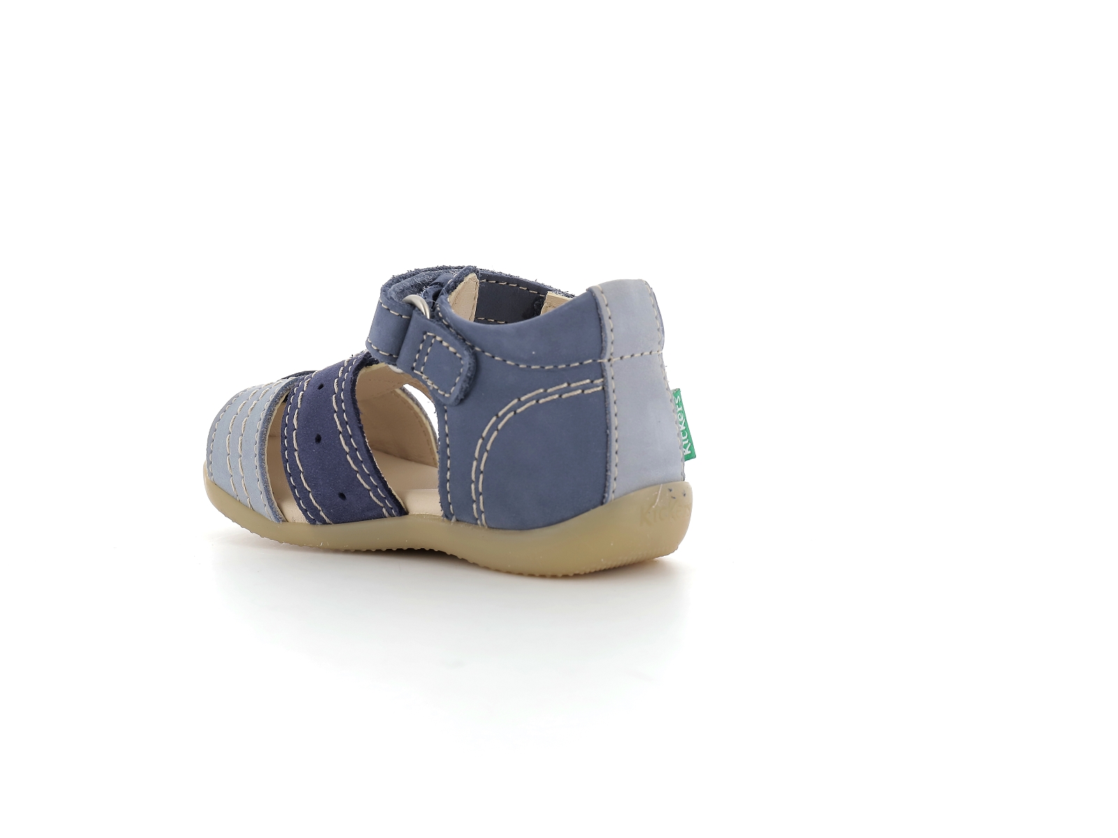 Kickers-BIGBAZAR 2 Cuir Multi Bleu