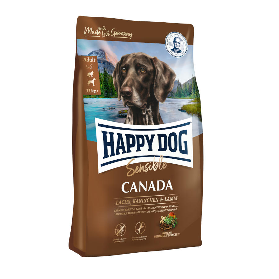 Ração de cordeiro Happy Dog Sensible Canada