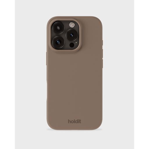 holdit Iphone 16 ProMax Silikone Cover, Mocha Brown