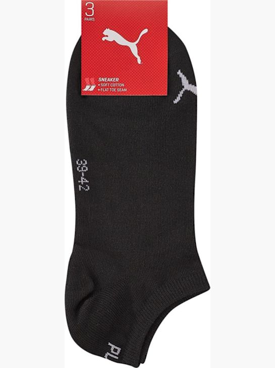 PUMA 3 Pack Socken Schwarz