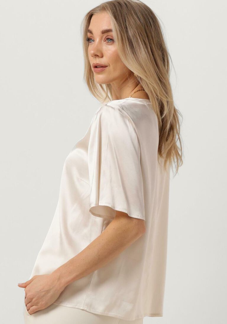 MOS MOSH ecru mos mosh blouse evie ss satin blouse
