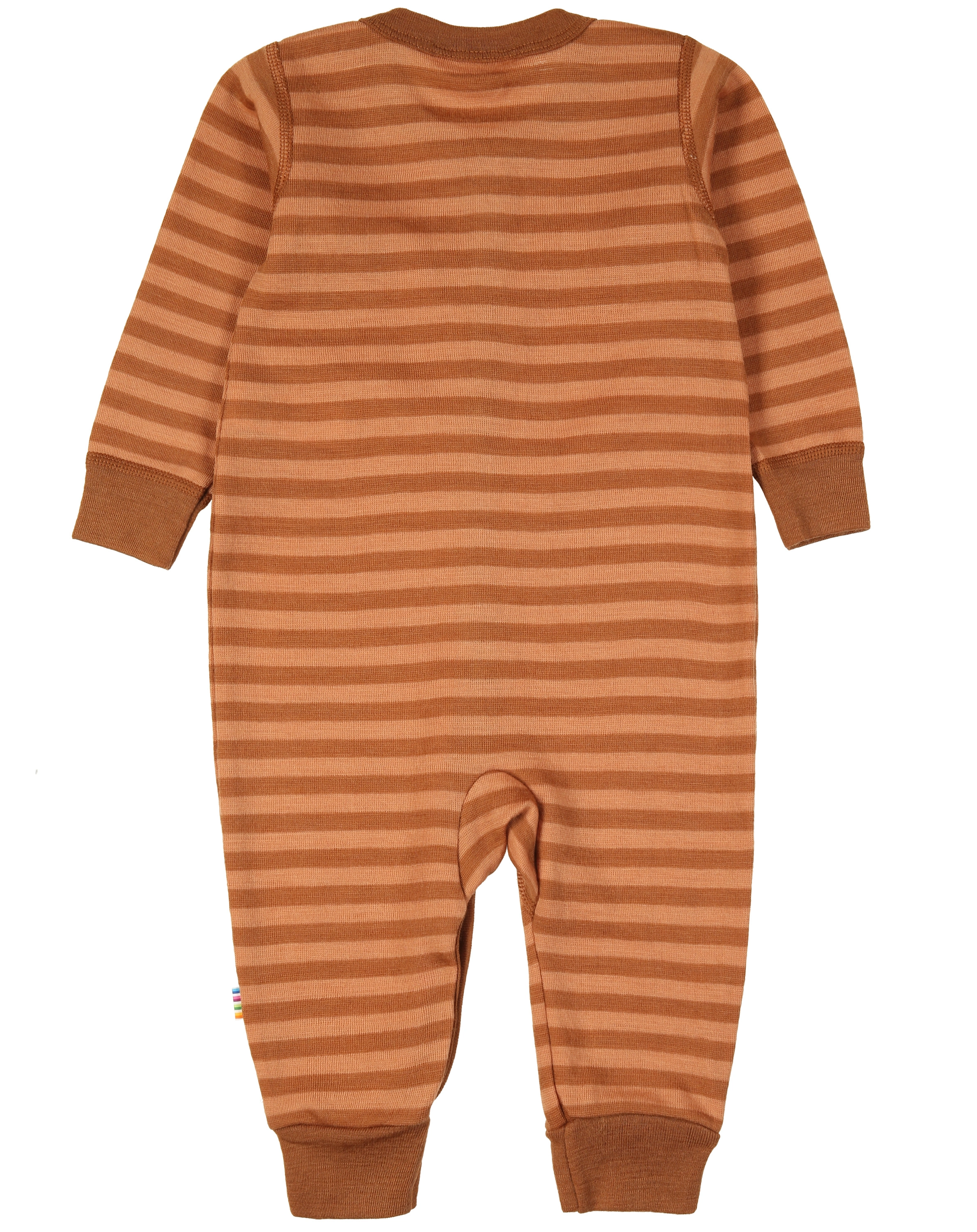 Strampler 618 - STRIPE ohne Fuß in copper