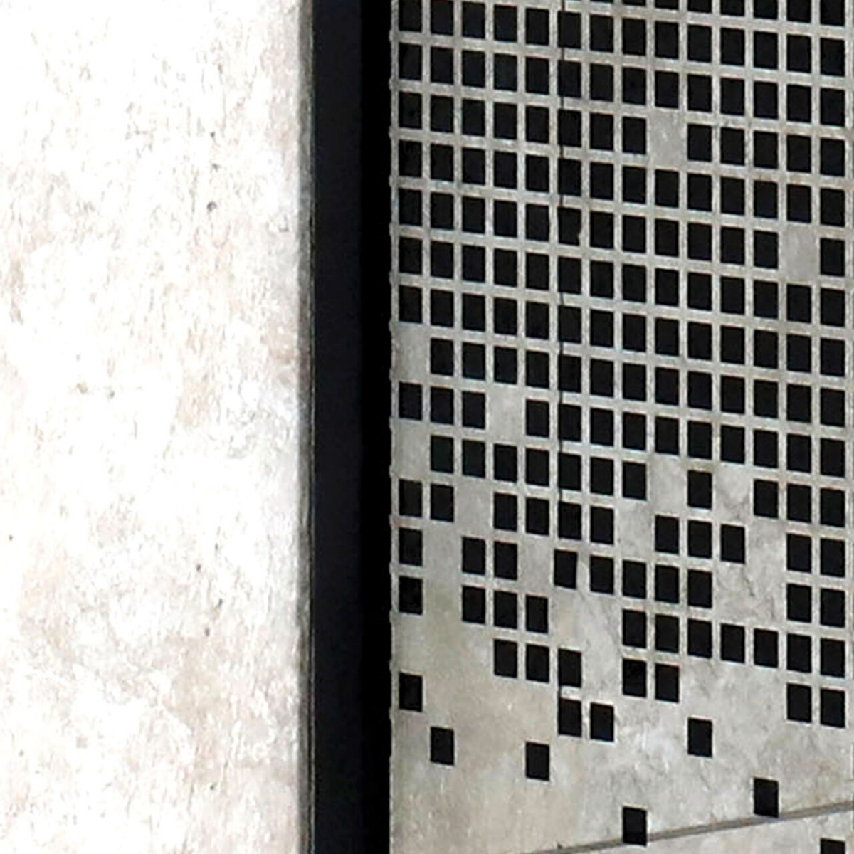 Kerra Pixel douchecabine vierkant 80x80cm zwart mat