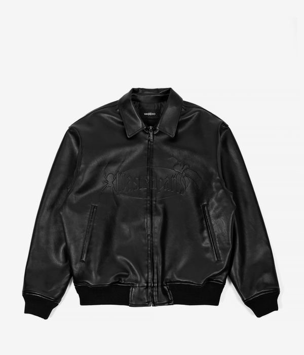 Wasted Paris Boiler Reset Varsity Jacke (black)