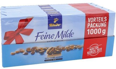 Tchibo - Feine Milde - Gemalen Koffie - Voordeelpakket - 4x 1 kg