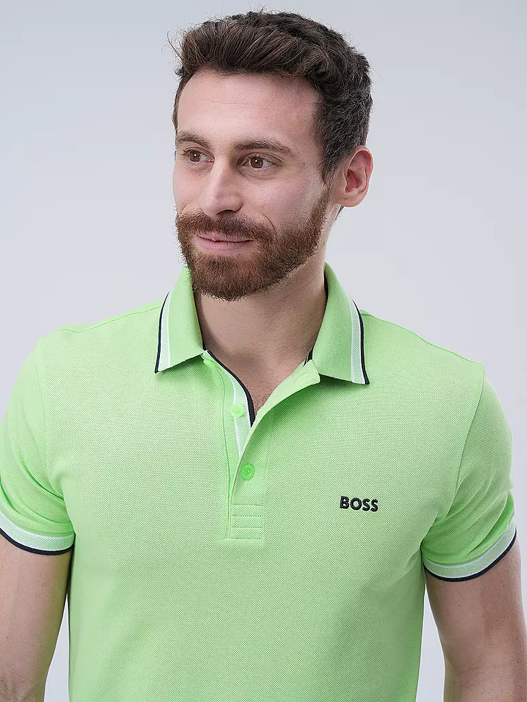 BOSS Poloshirt Modern Fit PADDY hellgrün