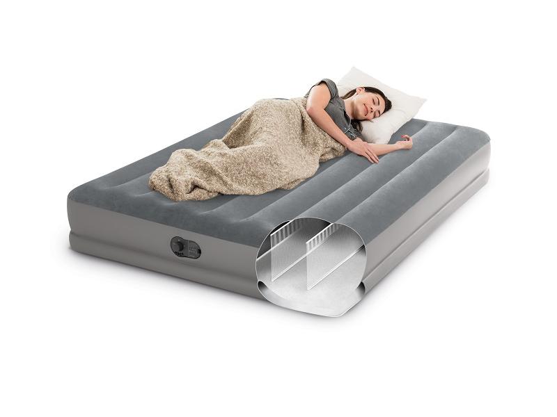 Intex Luftbett Standard Prestige Mid-Rise Queen 152 x 203 c Luftmatratze mit Fiber- Tech Technologie