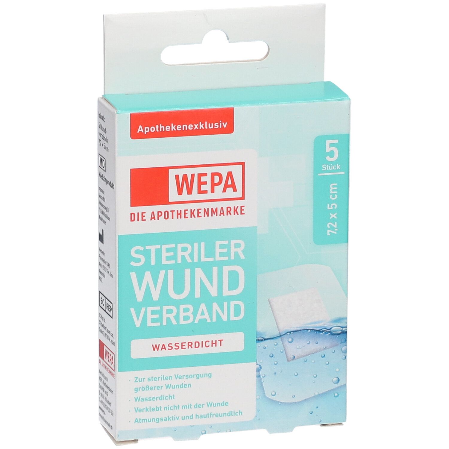 WEPA Wundverband wasserdicht steril