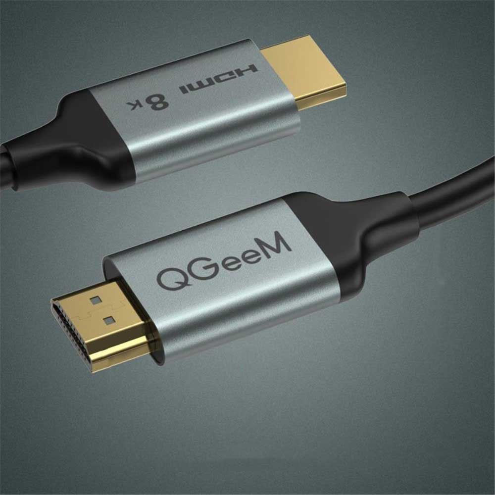 (1.8m) 8K Ultra HD High Speed 2.1 HDMI Kabel mit vergoldetem Stecker - Schwarz