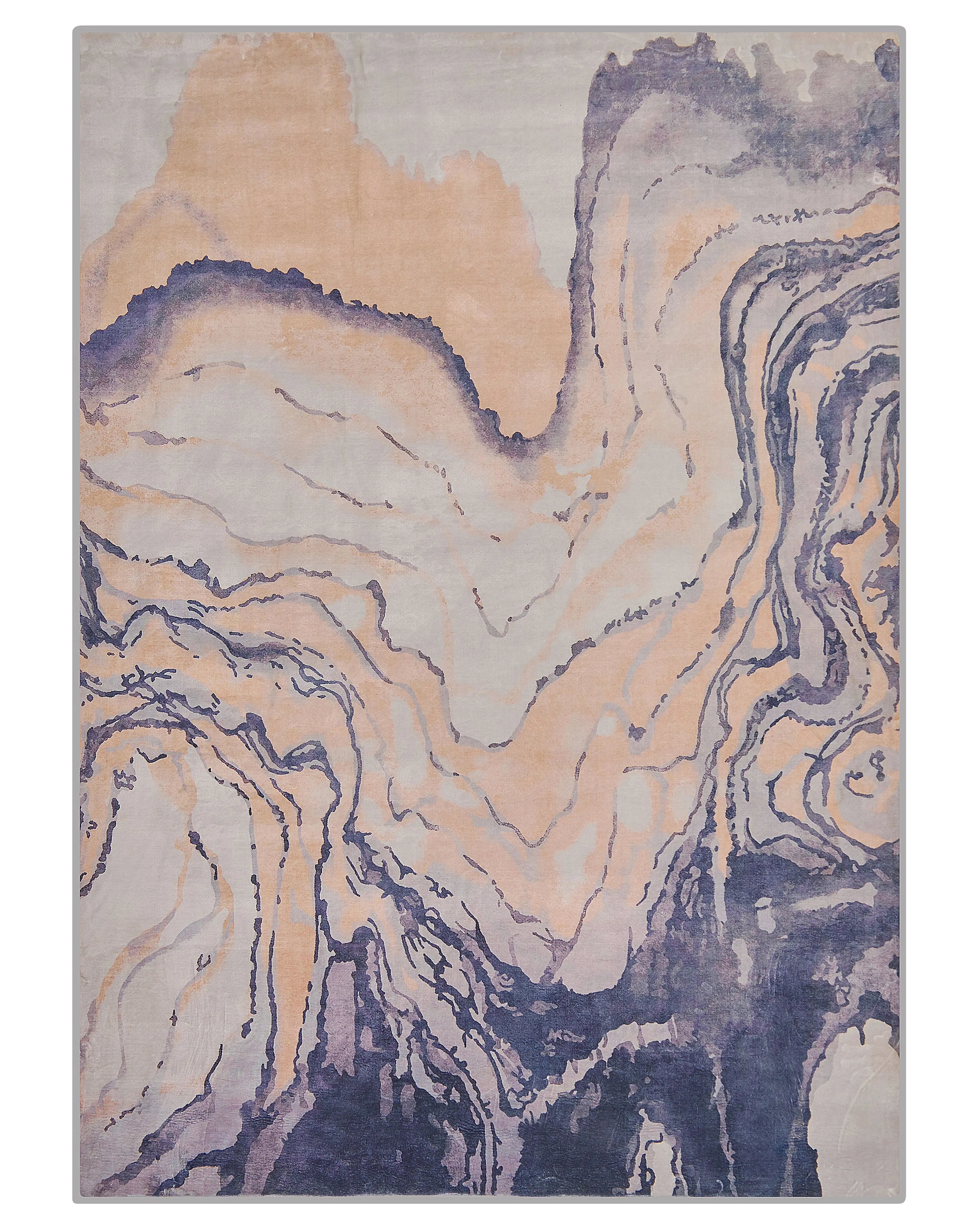 Vloerkleed GEBZE Blauw 160 x 230 cm