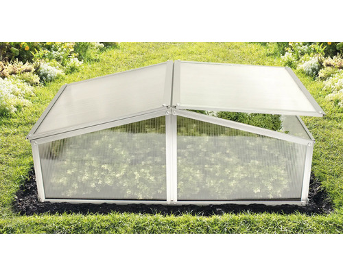 Kweekkas Vitavia Gaia maat XS 60x100x26/39 cm aluminium
