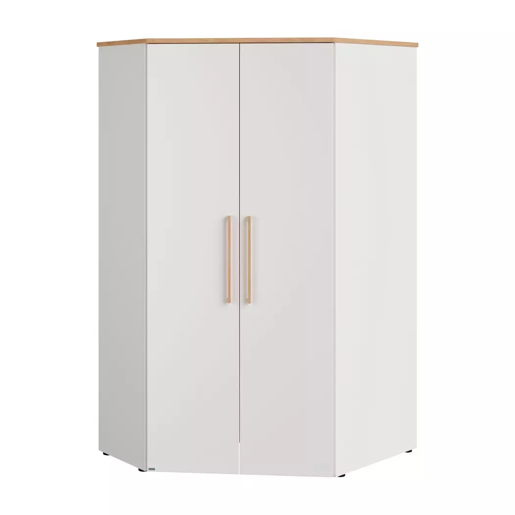 Eck-Kleiderschrank Oscar 102 x 206 cm