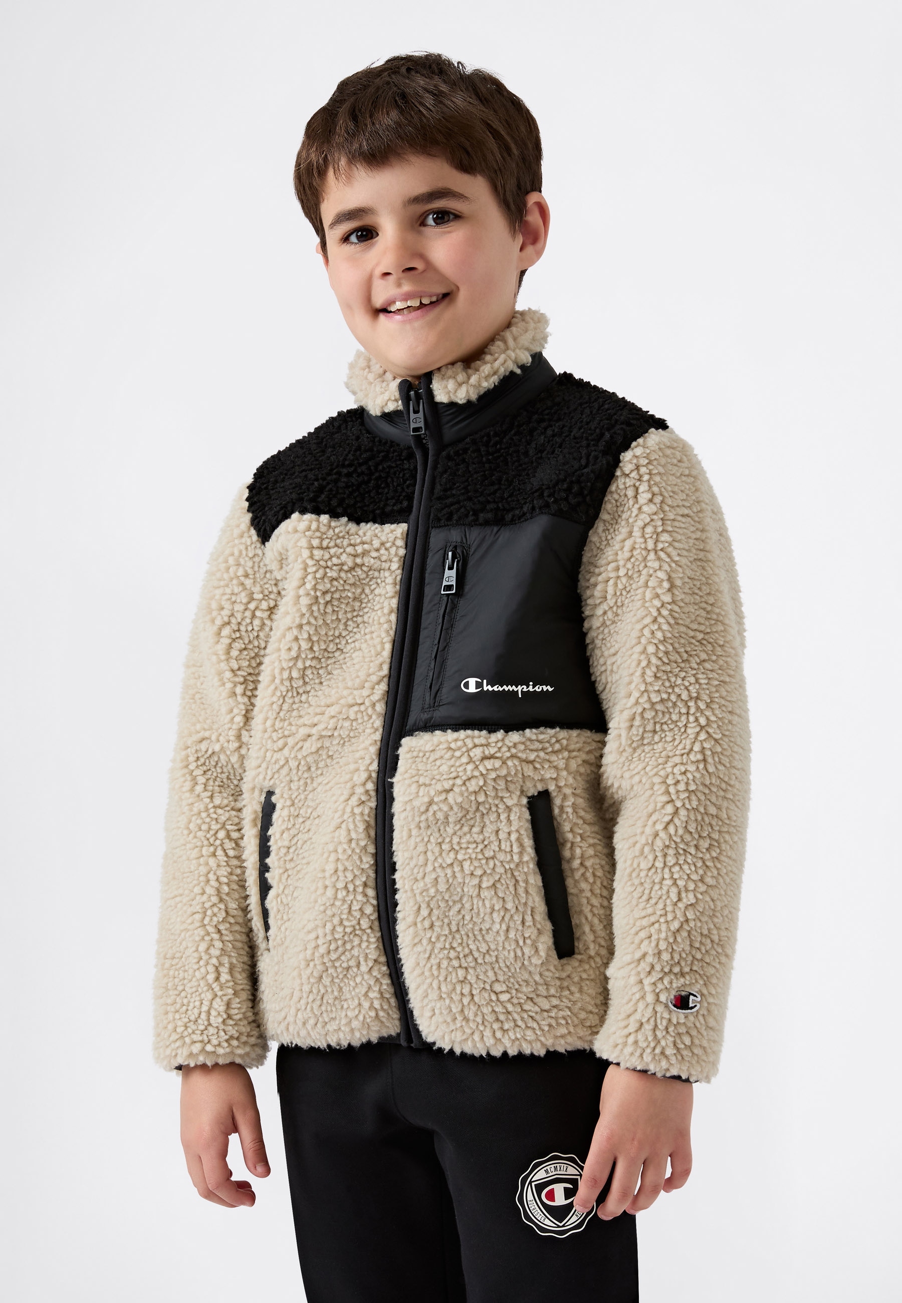 Champion Fleecejacke »Polar Full Zip Top Colorblock« 1 Stk. tlg.