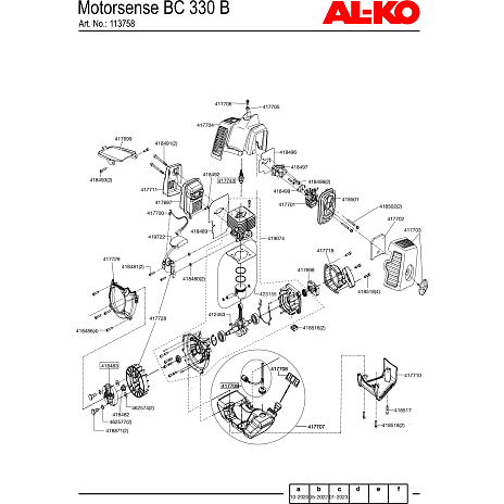 AL-KO buskrydder BC 330 B
