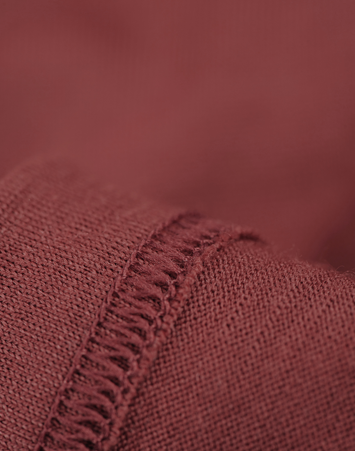 Shirt van merinowol voor dames in Rouge