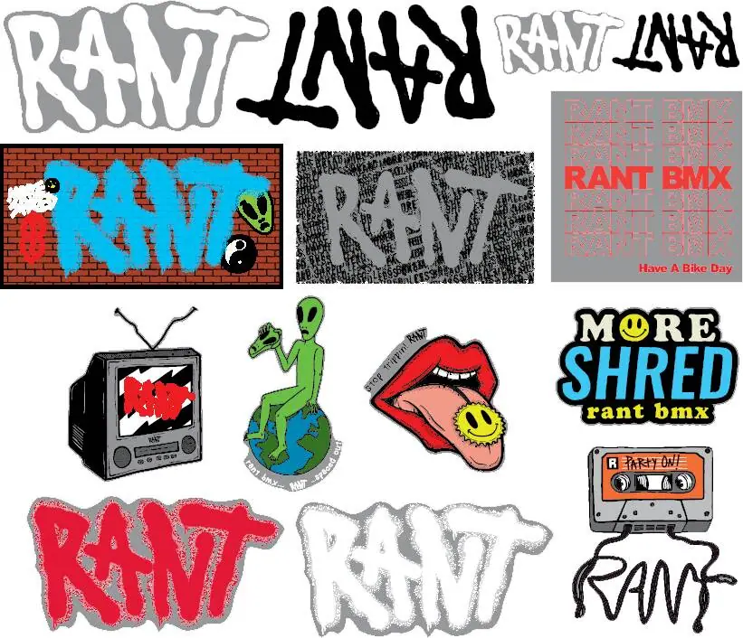 Rant Sticker Pak | SkatePro