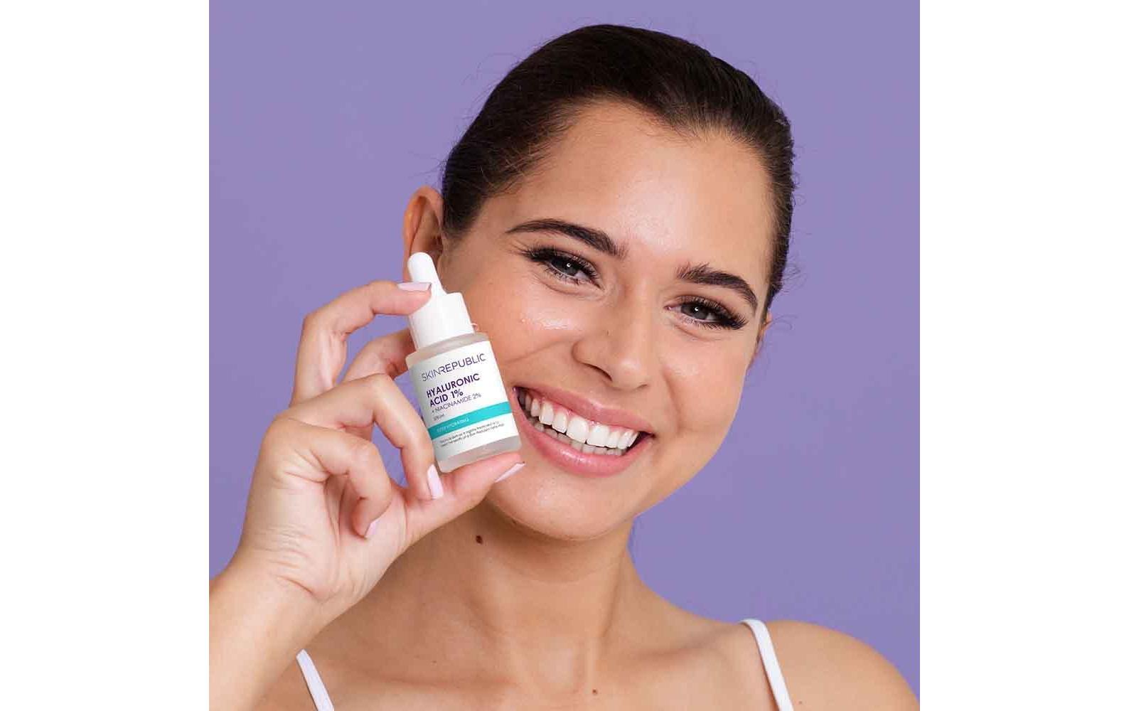 Gesichtsserum Hyaluronic Acid 1% 30 mlFeuchtigkeitsspendendes Serum mit 1% Hyaluronsäure zur Reduktion von Rötungen