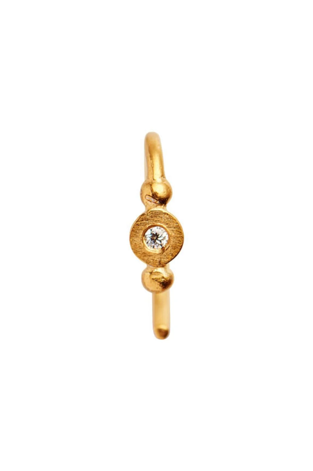 Stine A Petit Bon-Bon White Zircon Earring
