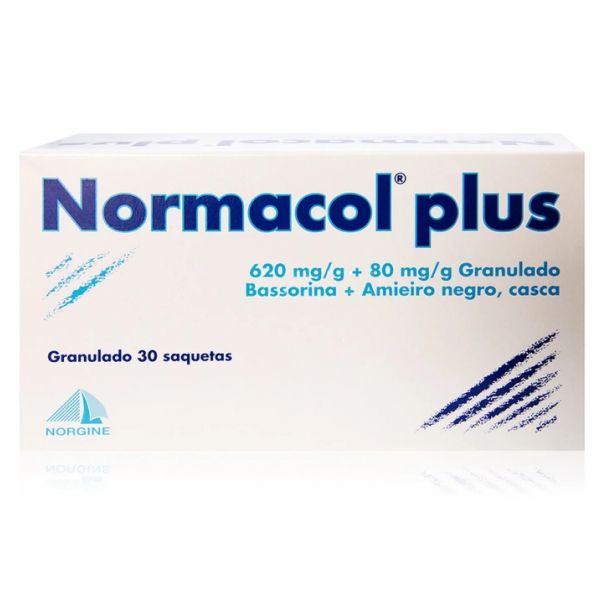 Normacol Plus Granulado para Obstipação 620mg/g 80mg/g 30 Saquetas