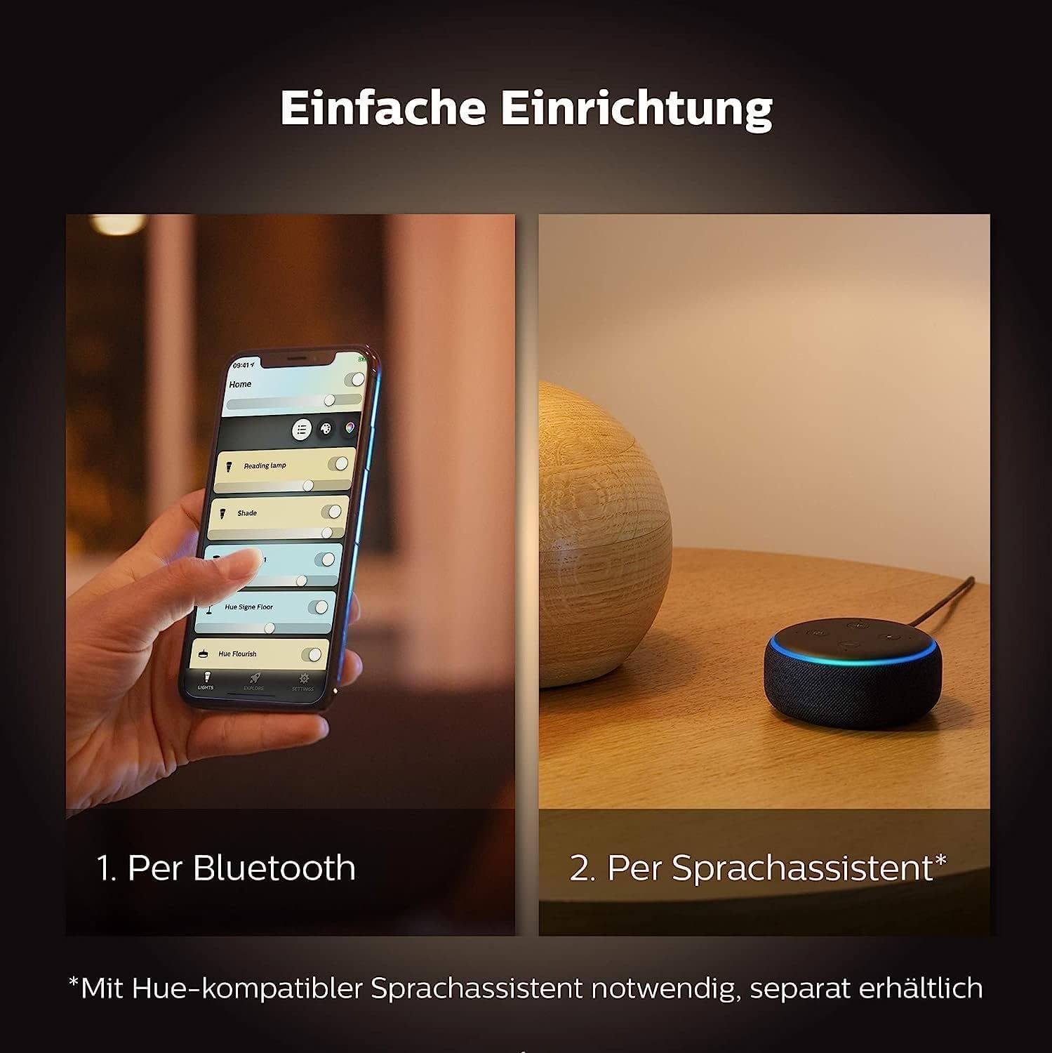 Philips Hue White Ambiance Runner 3er Spot weiß, inkl. 3 GU10 LED Lampen, dimmbar, warm- bis kühlweißes Licht, steuerbar via App, kompatibel mit Amazon Alexa (Echo, Echo Dot)