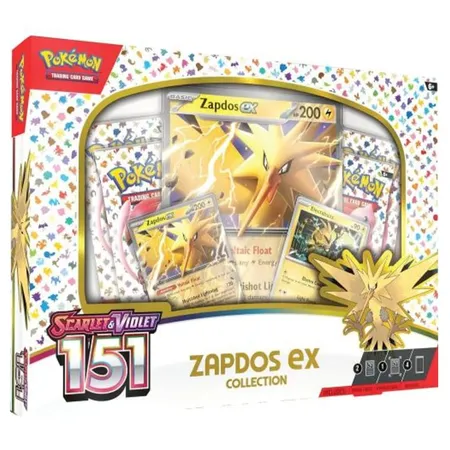Pokemon Collection Scarlet & Violet– 151: Zapdos‑ex (englische Sprache)