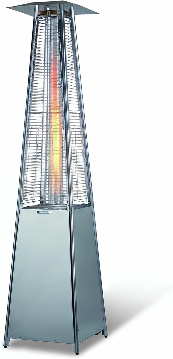 ACTIVA Heizstrahler Terrasse Pyramide Cheops I I Premium Heizstrahler inkl. Duran Schott Glasröhre I Leistungsstarker Heizpilz für Wärme auf Abruf