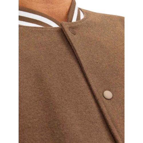 Jack & Jones - JJZAC WOOL JACKET Marrón