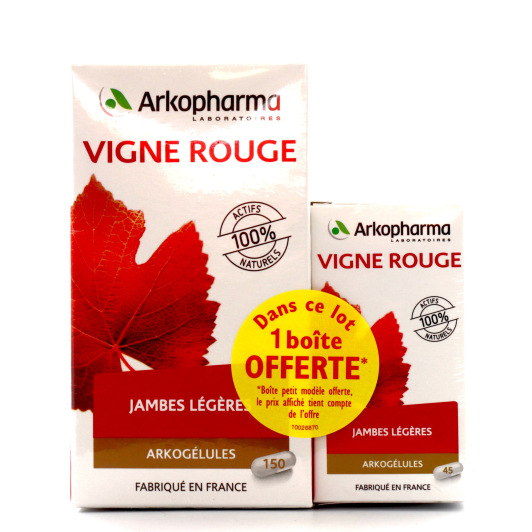 Arkogélules Vigne Rouge Jambes Légères