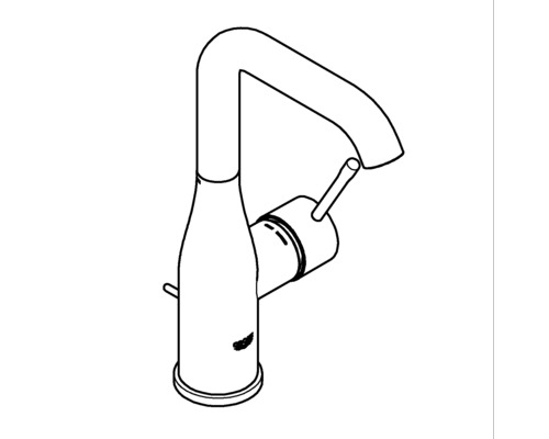 GROHE ESSENCE wastafelmengkraan, chroom 32628001