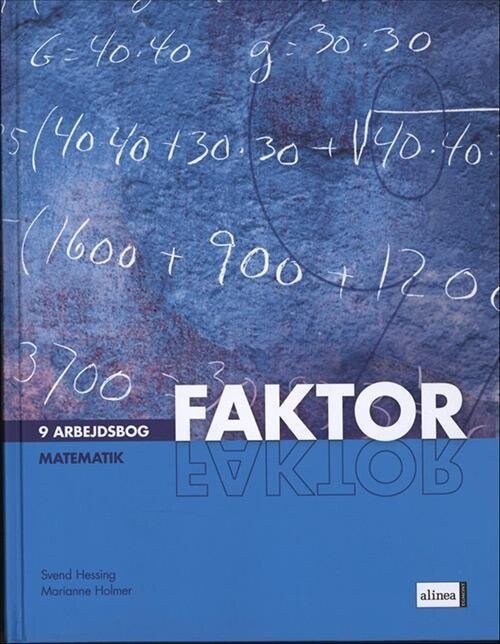Faktor 9, Arbejdsbog - 3. Udgave - Marianne Holmer - Bog