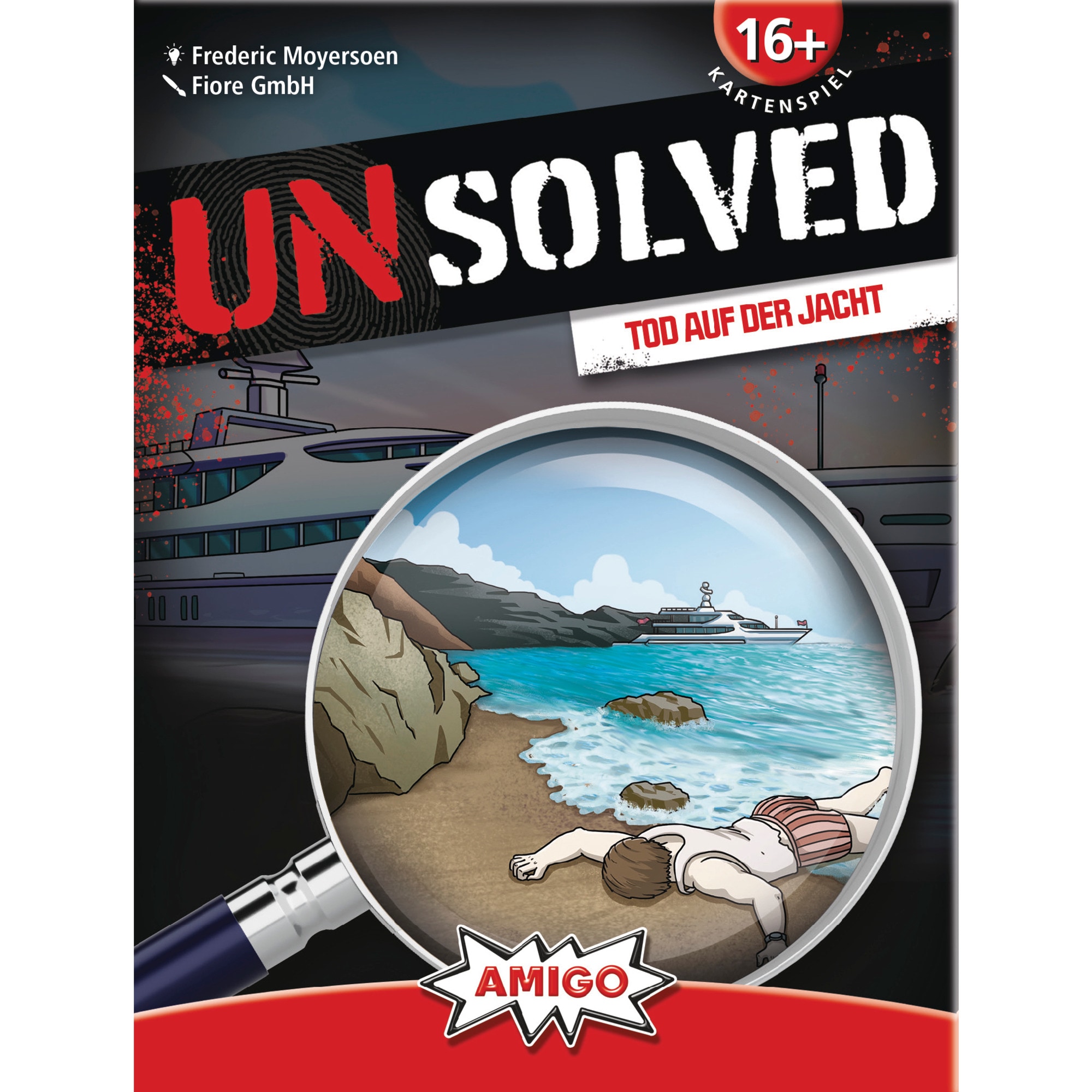 Amigo Rätselspiel Unsolved - Tod auf der Jacht