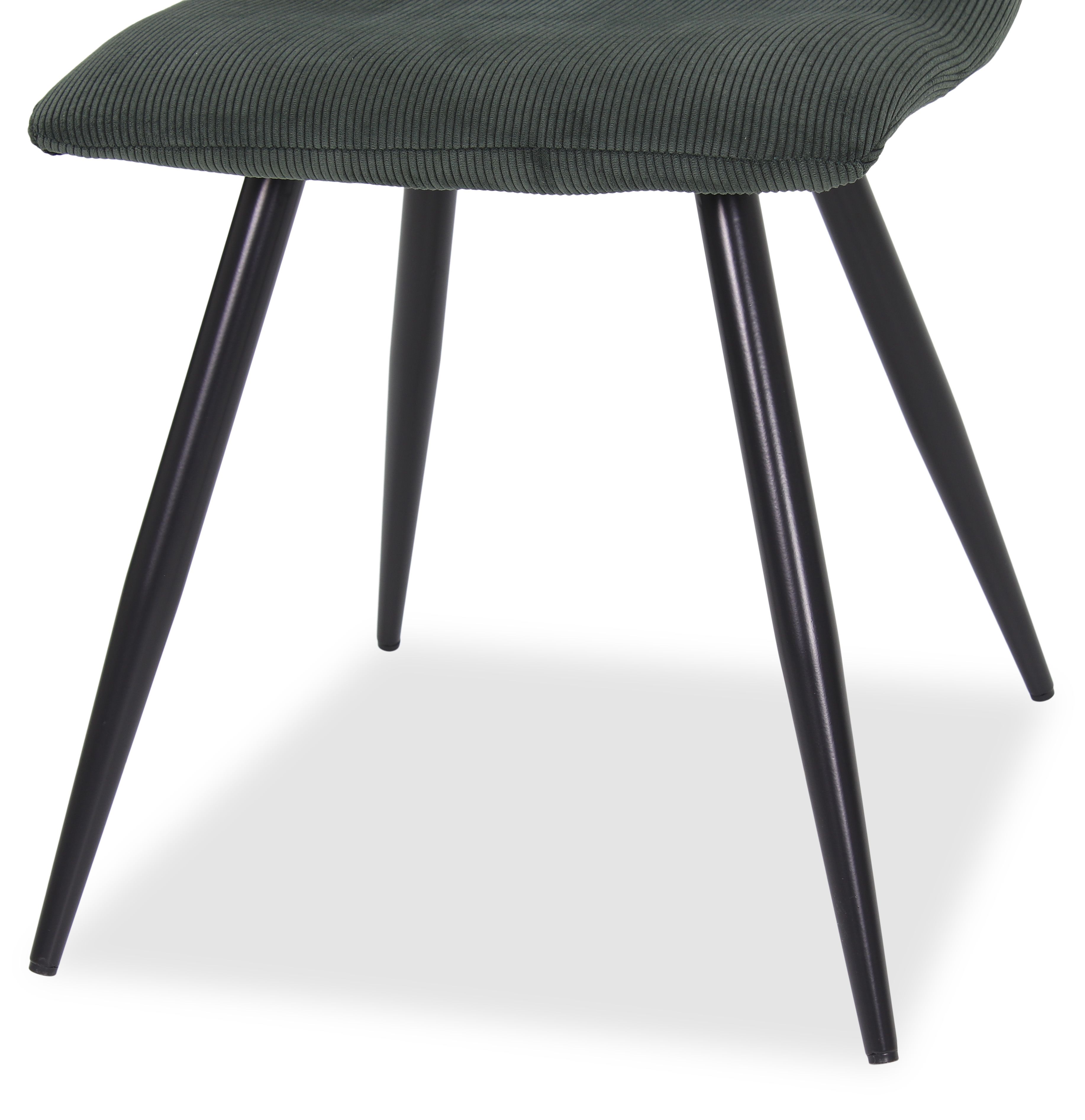 Eetkamerstoel - ribcord army Noor B45 x D54 x H85 cm
