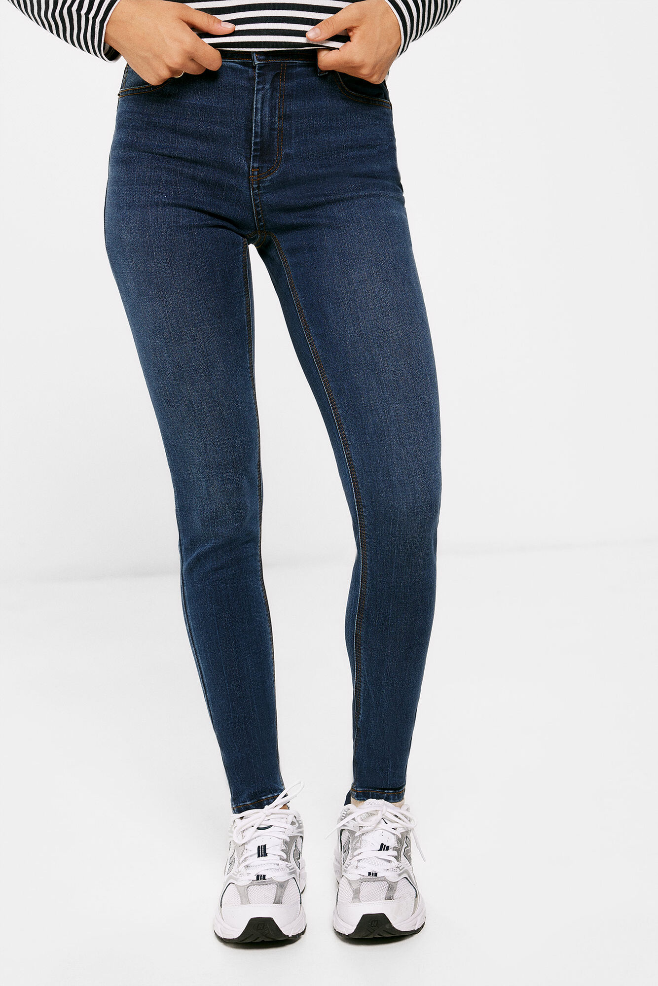 Calças Jegging de Algodão