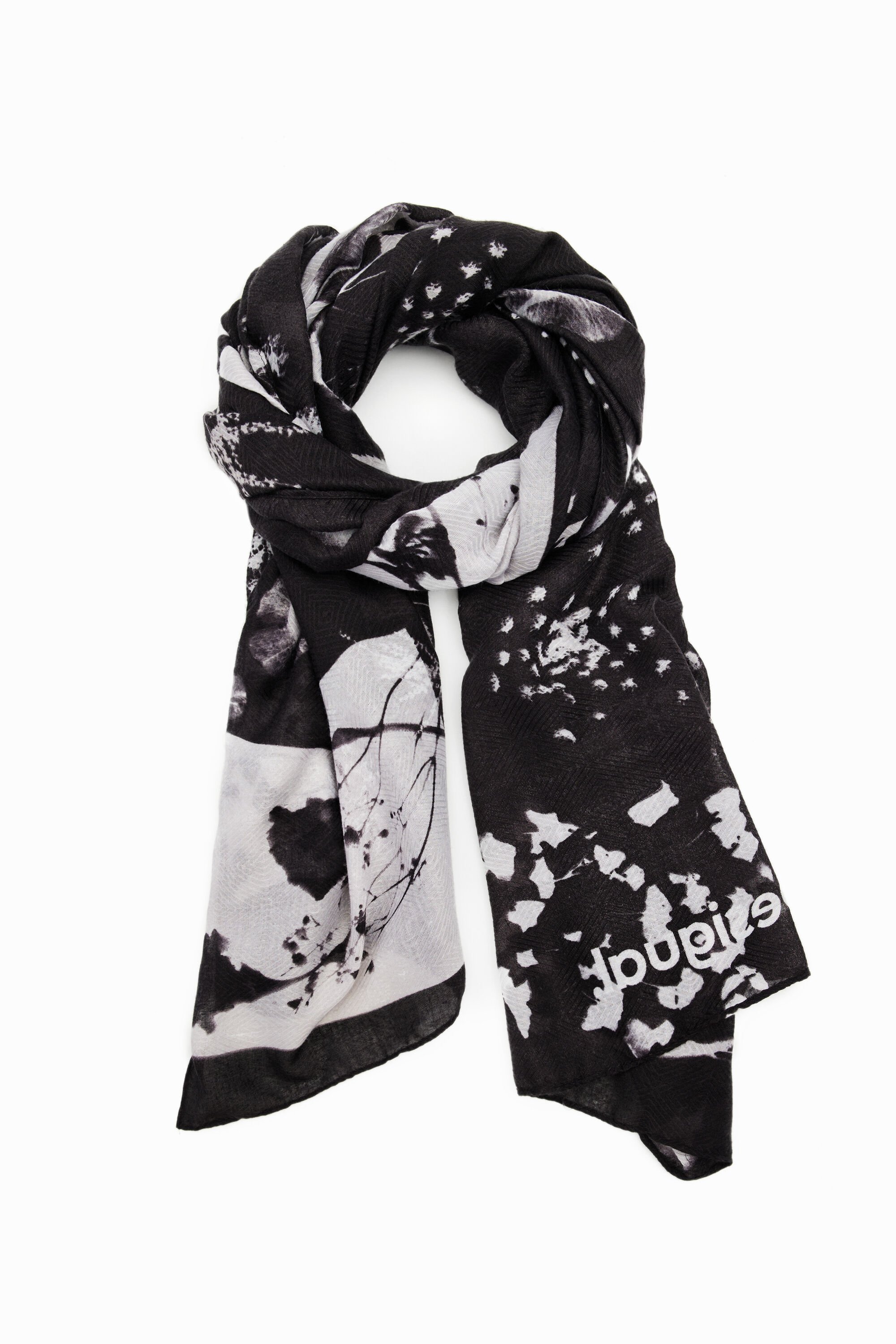 Foulard rectangulaire photographique