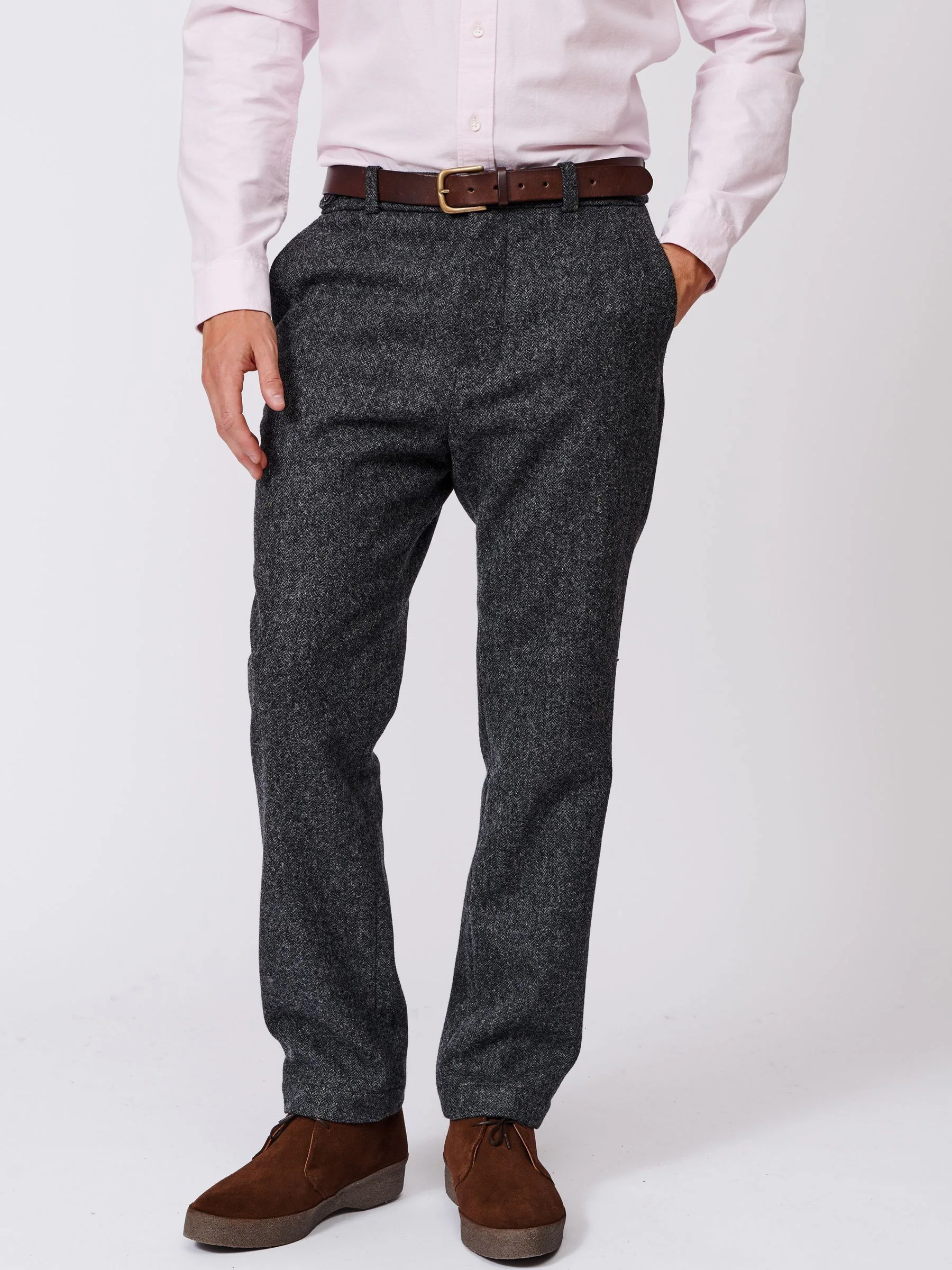 Aubin Grey Holton Trousers