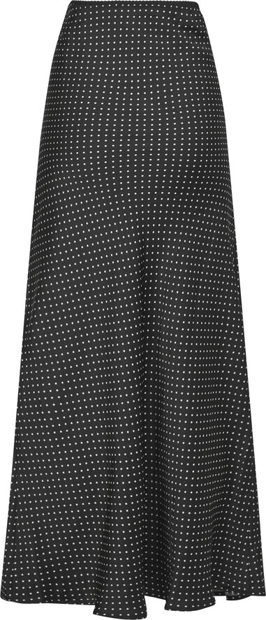 Neo Noir Lola Dot Long Skirt Black