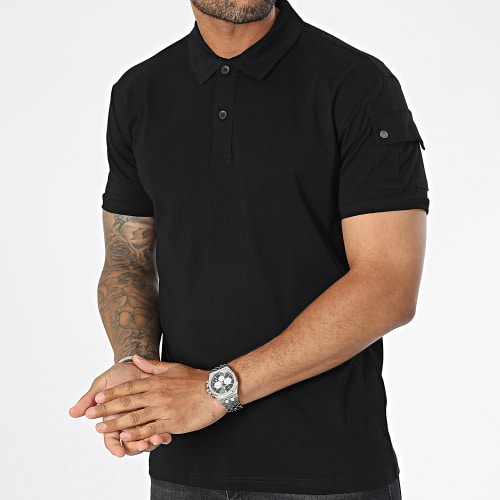 Polo Manches Courtes Noir