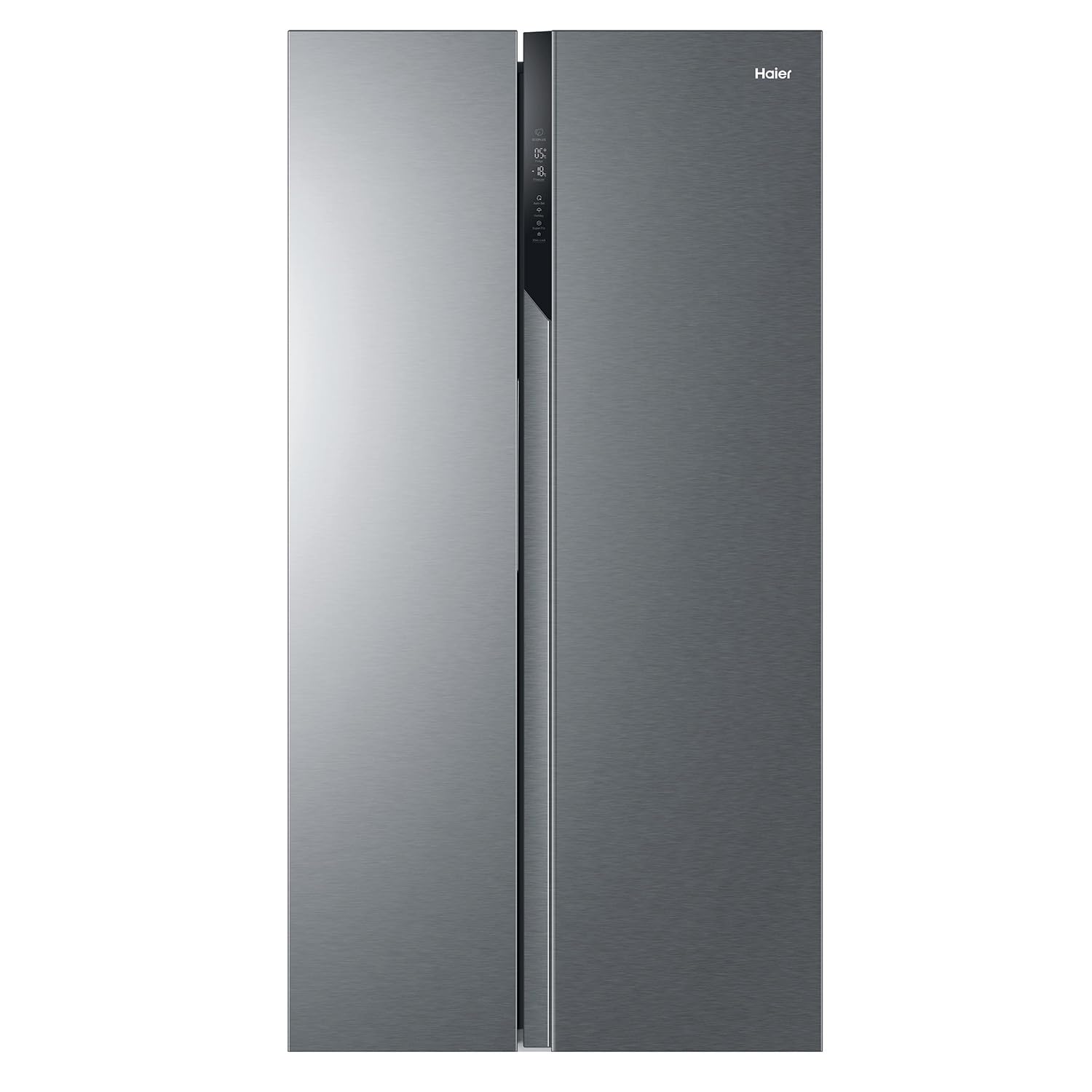 Haier - Réfrigérateur Américain - 2 Portes - Classe Énergétique E - Technologie Total No Frost Multi Air Flow - Inox - 337L + 191L (Congélateur) - 177