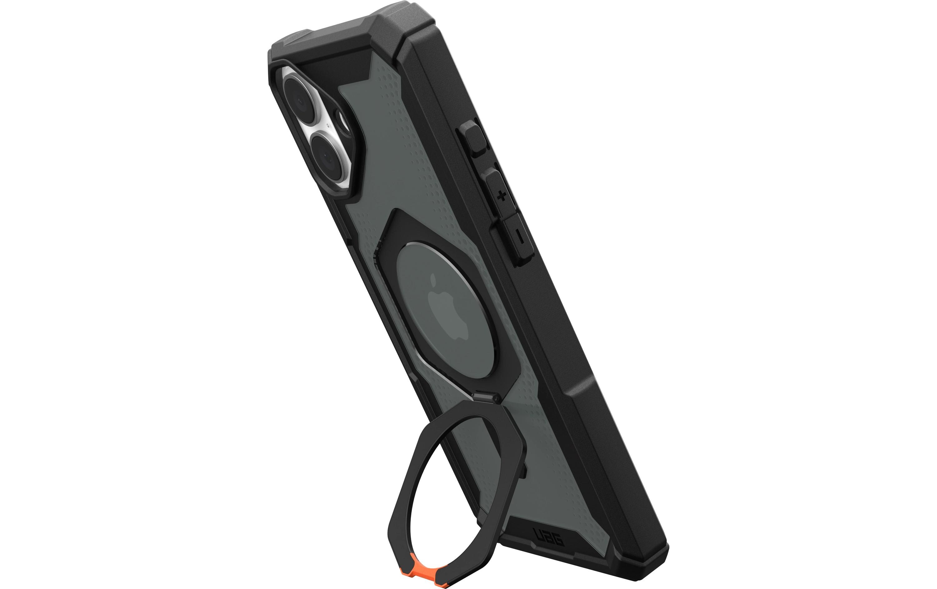 Back Cover Plasma XTE iPhone 16 Plus Black/OrangeSchutzhülle für das Apple iPhone 16 Plus